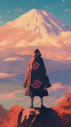 Itachi in the Mountain’s Calm live wallpaper download