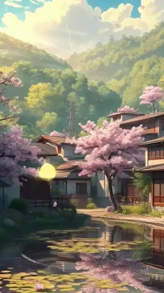 Japanese Village live wallpaper download