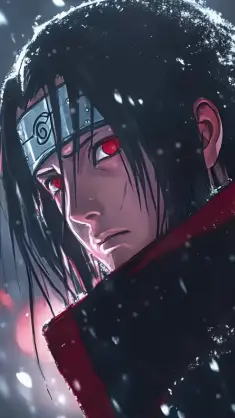 Itachi Uchiha Winter live wallpaper download