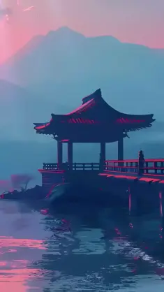 Tranquil Japan Lake View live wallpaper download