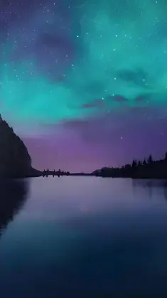 Aurora Lake live wallpaper download