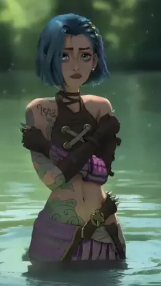 Short-Haired Jinx live wallpaper download