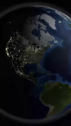 Earth’s Glow in Darkness live wallpaper download