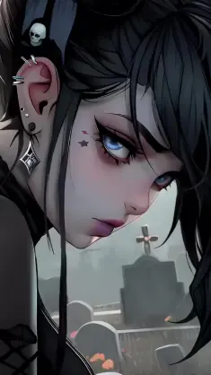 Gothic Girl live wallpaper download