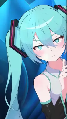 Miku on Windows Desktop live wallpaper download