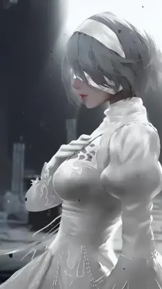 2B in White Silence live wallpaper download