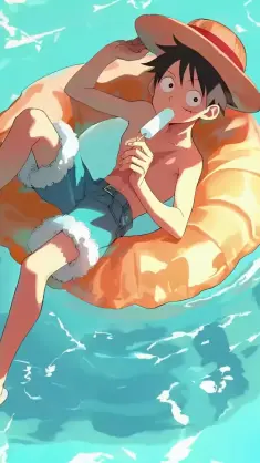 Luffy Summer Chill live wallpaper download