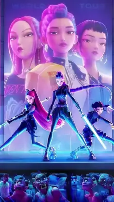 Kpop Hunters: Dark Encore live wallpaper download