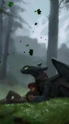 Hiccup and Toothless (How to Train Your Dragon) live wallpaper download