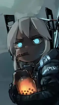 Chibi Porter (Death Stranding Anime Style) live wallpaper download