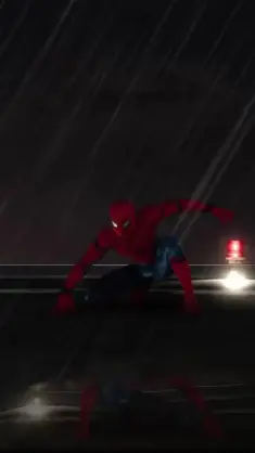 Spiderman on the Roof live wallpaper download