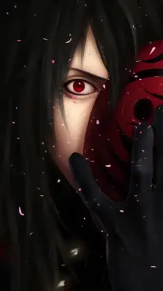 Madara Uchiha With Red Eyes and Mask live wallpaper download