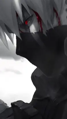 Kakashi Hatake With Dripping Red Blood live wallpaper download