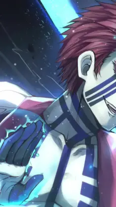 Akaza With a Blue Aura animated wallpaper download