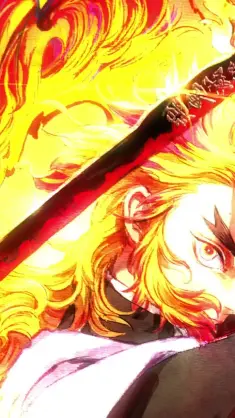 Rengoku With Katana animated wallpaper download