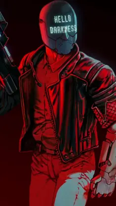 Mask Hello Darkness live wallpaper download