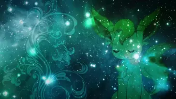 Leafeon (Pokemon) in Galaxy live wallpaper download