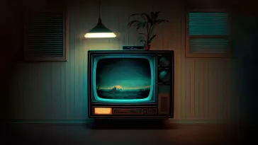 The Sunset on Retro TV live wallpaper download
