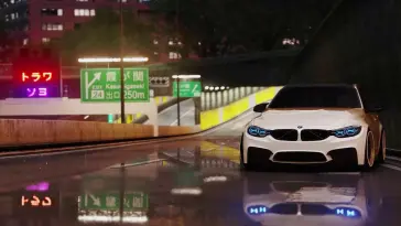 BMW M3 F80 Under the Rain live wallpaper download