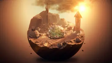 Landscape in the Form of Sphere live wallpaper download