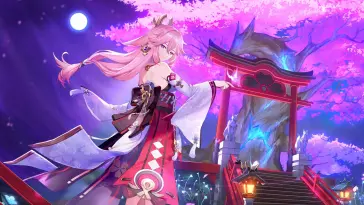 Yae Miko's Sakura Dreamscape live wallpaper download