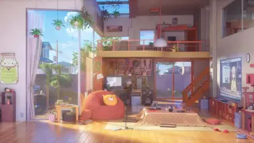 Anime Living Room live wallpaper download
