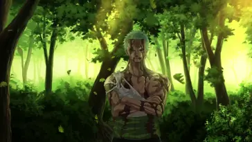 Zoro in the Forest live wallpaper download