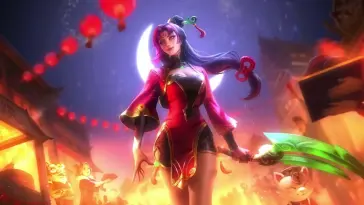 Firecracker Diana (LoL) live wallpaper download