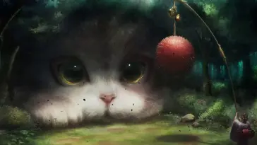 Cute Cat in Forest live wallpaper download