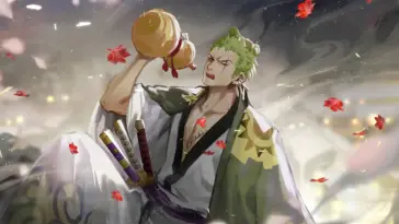 Roronoa Zoro in Autumn live wallpaper download