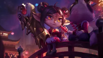 Tristana and Teemo (LoL) live wallpaper download