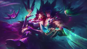 Star Guardian Xayah & Rakan live wallpaper download