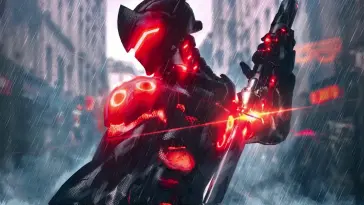 Cyborg Genji Shimada live wallpaper download