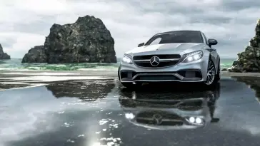 Mercedes AMG C63 S Coupe (Forza Horizon 4) live wallpaper download