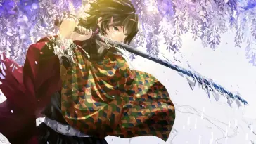 Giyu Tomioka With Katana (Kimetsu No Yaiba) live wallpaper download