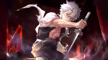 Sanemi Shinazugawa With Katana live wallpaper download