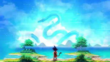 Goku and Shenron live wallpaper download