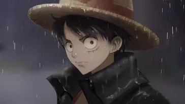 Luffy in the Rain live wallpaper download