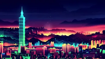 Aesthetic City at the Night live wallpaper download