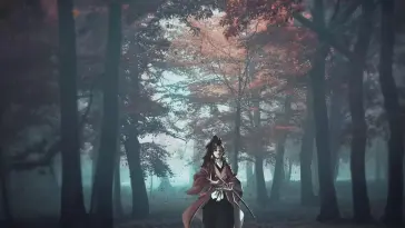 Yoriichi in Forest (Demon Slayer) live wallpaper download