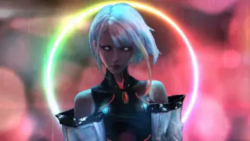 Lucy Under the Rain (Cyberpunk Edgerunners) live wallpaper download