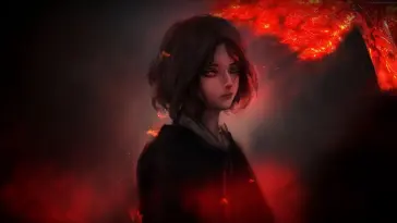 Melina Near the Burning Tree live wallpaper download