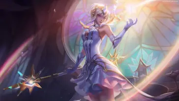 Elementalist Lux in Majestic Pose (League of Legends) live wallpaper download