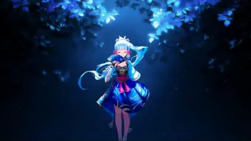 Ayaka's Frosty Elegance live wallpaper download