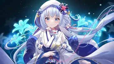 Kamisato Ayaka (Genshin Impact) animated wallpaper download