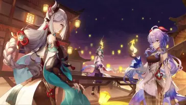 Shenhe, Xiao & Ganyu animated wallpaper download