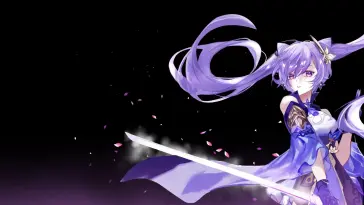 Keqing's Electro Elegance live wallpaper download