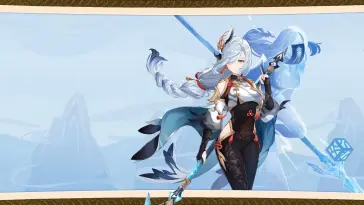 Genshin's Winter Whisperer: Shenhe live wallpaper download