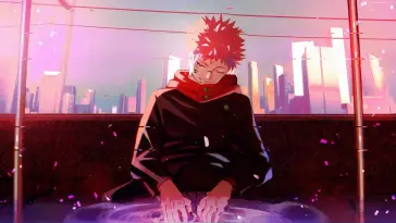 Ryomen Sukuna Surrounded Blossom live wallpaper download