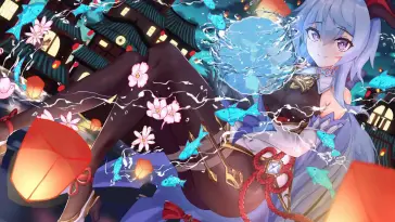 Ganyu's Ethereal Escape live wallpaper download